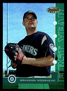 2005  Bowman's Best #39 Brandon Moorhead Rookie SP #d /899! Mariners