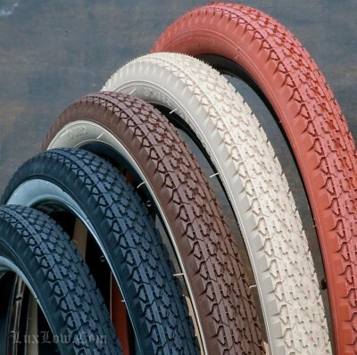 LUXLOW 26" Goodyear G3Pt Balloon TIRES Vintage Prewar Schwinn Tank Bicycle Cruiser Bike