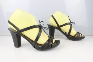 CAMPER T 38 Sandales talons cuir noir Excellent état - Bild 1 von 14