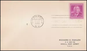 USA3 # 965 ADDR FIRST DAY CARD FDC Harlan F. Stone - Bild 1 von 1
