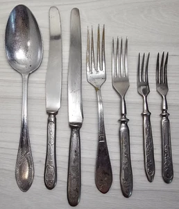 Old Soviet Vintage Spoon Glavsnab Melhior Cupronickel Fork Stainless Steel USSR - Picture 1 of 23
