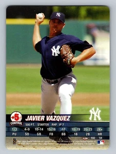 2004 MLB Showdown Trading Deadline Javier Vazquez #102 New York Yankees - Picture 1 of 2