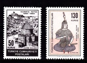 TURKEY #1626-1627 MNH 900th ANNIV. OF THE CONQUEST OF TARS - Picture 1 of 1