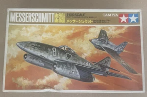 1/100 TAMIYA WWII MESSERSCHMITT 262A & 163B JET FIGHTER COMBAT PLANE - Picture 1 of 1