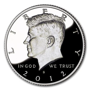2012-S Silver Kennedy Half Dollar Gem Proof - Picture 1 of 2
