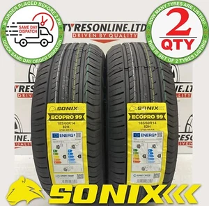 2 X 185 60 14 SONIX 82H 185/60R14 BRAND NEW PERFORMANCE M+S TYRES 1856014 - Picture 1 of 7