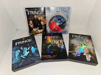 Fringe Complete Series DVD Set Seasons 1-3, First Second Third, Slip Cover Foto 1 de 4
