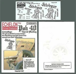 Echelon 356003 Varios Escalas: Pak 40 Cañón - Picture 1 of 1