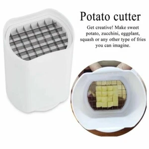 New Kitchen Fries One Step French Fry Cutter Potato Vegetable Fruit Slicer Tools - Picture 1 of 9