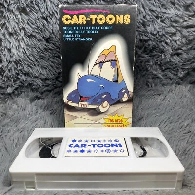 Car-Toons VHS Tape 1989 Burbank Video Cartoons Ft. Susie The Little Blue Coupe - Image 1 of 4