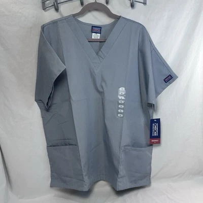 Blusa Médica Cherokee Workwear Unisex Talla XL Gris Nueva con Etiquetas Foto 1 de 4