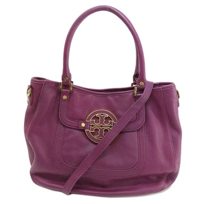 Bolso de Mano Tory Burch Logo 2WAY Cuero Damas [Usado] Foto 1 de 4