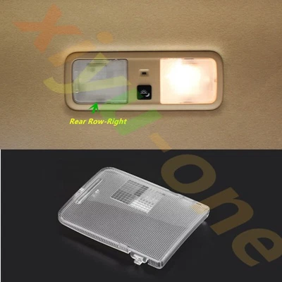 Cubierta transparente de luz de lectura de mapa cúpula lateral derecha trasera para Toyota Camry 2012-2017 Foto 1 de 4