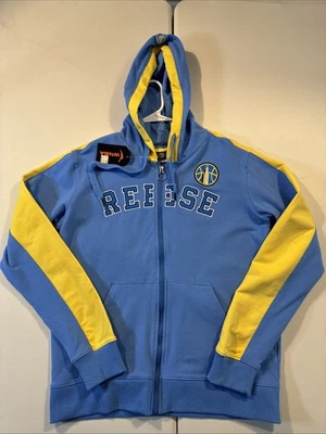 NWT Women's Medium FISLL WNBA Angel Reece Chicago Sky Full Zip Jacket Hoodie - Image 1 of 4