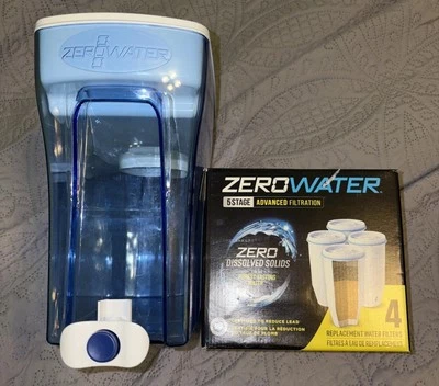 3 Zerowater 5-Stage Water Filters Replacement Plus LG 22 Cup Water Dispenser - Image 1 of 4