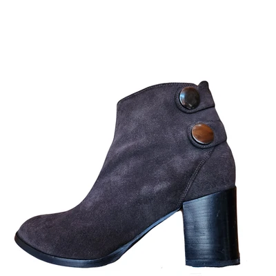 Alberto Fermani Tortora Botas de Cuero Negro Botines 40.5 10.5 US $465 Nuevo Foto 1 de 4