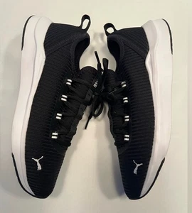 Puma Softride SoftFoam Optimal Comfort Mesh Athletic Black / White Shoes US 8.5 - Picture 1 of 8