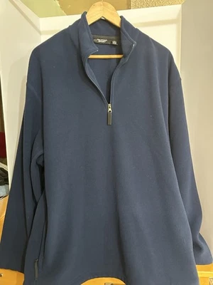 Chaqueta polar Ashford Sport XXL azul marino para hombre 1/4 cremallera cuello Foto 1 de 4