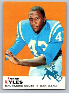 1969 Topps Football Set-Break #72 Lenny Lyles Colts *WSC* - Bild 1 von 2