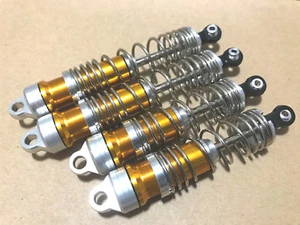 BIG BORE ALUMINUM Shock W/4mm shaft For 1/10 Arrma Granite 4x4 Gold  - Picture 1 of 3