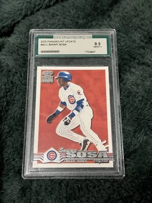 2000 Pacific Paramount Update - #20-U Sammy Sosa AGS 10 GEM MINT Chicago Cubs - Image 1 of 3
