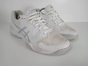 Asics Gel Dedicate 5 Mujer Entrenador Calzado Correr Tenis Zapatos Blancos Reino Unido 6,5 - Imagen 1 de 9