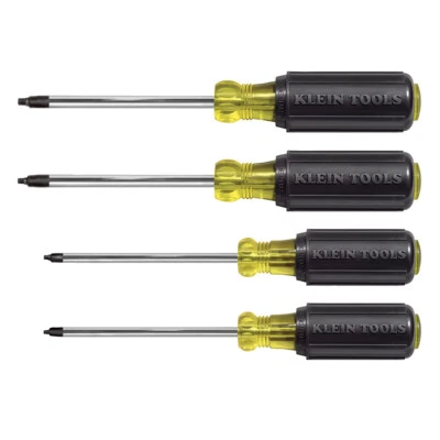 Klein Tools 85664 4-Piece Square Recess Screwdriver Set - Image 1 of 4