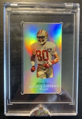 eTopps 2009 Allen & Ginter Champions Jerry Rice 49ers ##/999 GOAT - Image 1 of 2