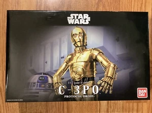 Kit Modelo Star Wars Bandai Escala 1:12 C-3PO Sin Construir - Imagen 1 de 2