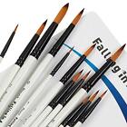 Paint Brushes Set 12 PCS Nylon Professional Round Paint Brushes for Watercolo...