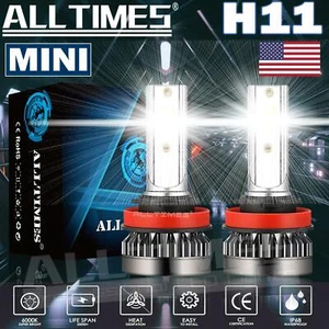 H11 Combo LED Headlight Kit High Low Beam Bulb Super Bright 6500K White 360000LM - Picture 1 of 12