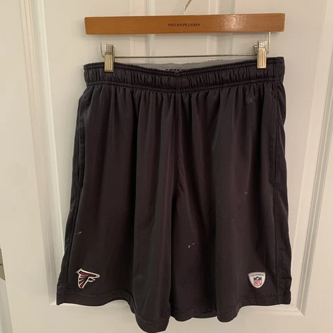 Atlanta Falcons Nike NFL Training Dri-Fit Athletic Shorts Men's Black Used Cover