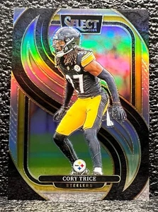 Base de fútbol americano Panini Select Premier Level Silver Prizm 2024 - 140 Cory Trice - Imagen 1 de 2