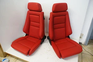 RECARO SPECIALIST M ASIENTOS PIEL CONDUCTOR PASAJERO NUEVO TAPADO ROJO - Imagen 1 de 4