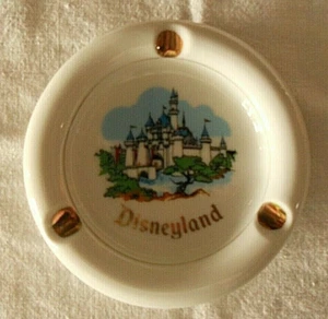 Disneyland Castle Ceramic 5" Diameter Ashtray  Japan Walt Disney Productions - Picture 1 of 6