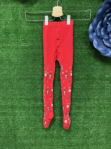 H&M girls holiday tights penguin’s santa Christmas tree and candy cane size 6x/7 - Picture 1 of 4