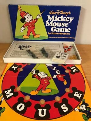 1976 WALT DISNEY MICKEY MOUSE GAME Parker Brothers Playmate BASED ON CLUB SONG - Image 1 of 4