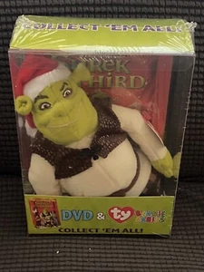 Shrek the Third DVD Gift Pack with Shrek Ty Beanie Baby New in Package - Bild 1 von 5