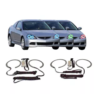 RGB Multi Color CHS Headlight Halo kit for Acura RSX 02-04 - Picture 1 of 11