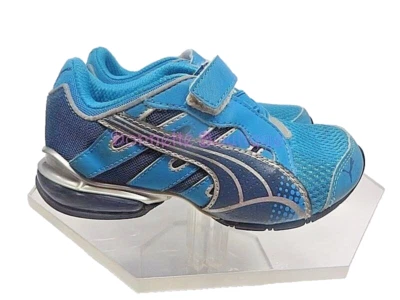Puma Voltaic 3V Kids Running Shoe Toddler Little Kid Ocean Poseidon Silver  13.5 - Image 1 of 4