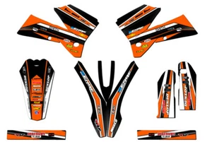 2005-2006 SX VIGOR Orange Senge Graphics Kit Compatible with KTM - Picture 1 of 4