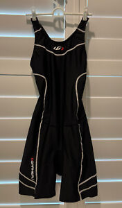 Louis Garneau Open Back Triathlon Suit - Women's Black / White XL X-Large One Pc