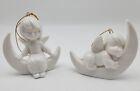 Angels Moon White Christmas Ornaments Midwest Japan