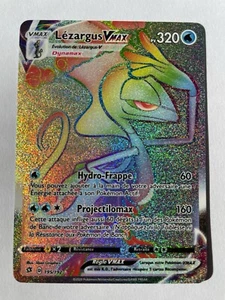 Carte Pokémon Lézargus Vmax 195/192 Épée Bouclier Clash des Rebelles FR NEUF - Imagen 1 de 2
