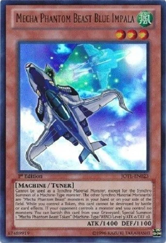 MECHA PHANTOM BEAST BLUE IMPALA (JOTL-EN023) - YuGiOh Ultra Rare 1st Ed.  - Image 1 of 1
