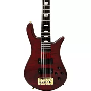 Spector Euro 5 LT 5-String Electric Bass Red Stain - Picture 1 of 5