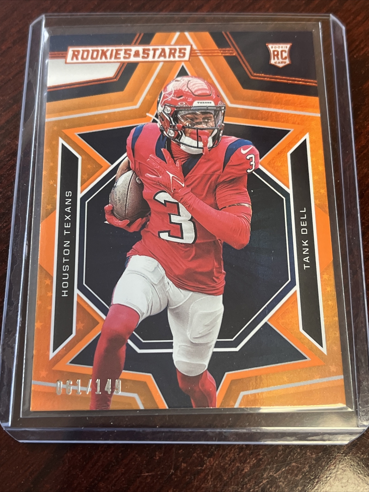 2023 ROOKIES & STARS  TANK DELL  RC #184 ORANGE /149- HOUSTON TEXANS SP