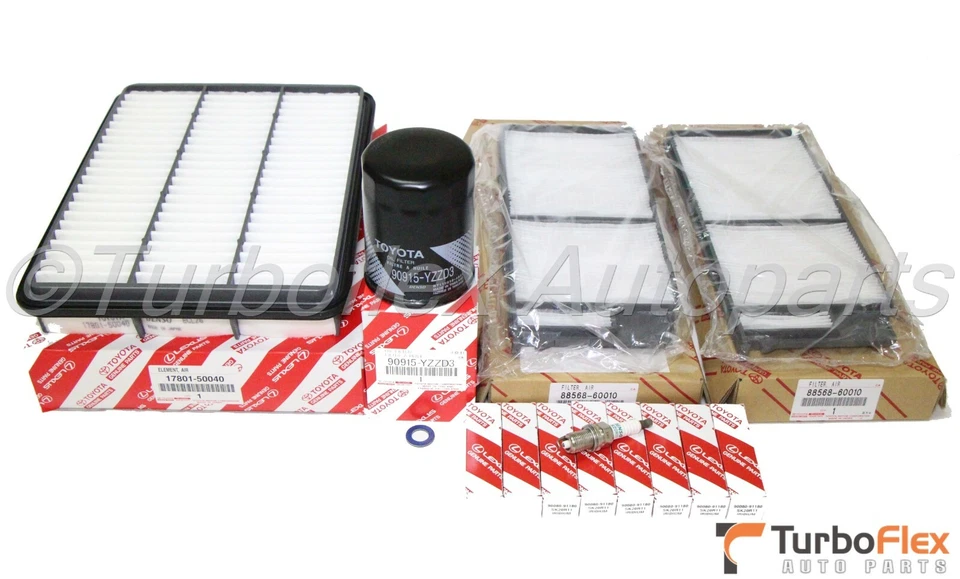 Kit de puesta a punto de servicio genuino Toyota Land Cruiser 06-07 Lexus LX470 98-07 V8 4,7 L Foto 1 de 4