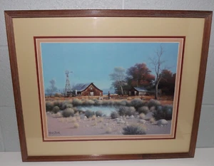 Arte enmarcado litografía occidental vintage GENE SPECK - Imagen 1 de 8