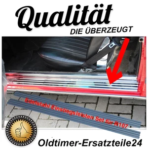 Top Edelstahl Einstieg Einstiegleisten Einstiegsleisten für Mercedes R107 W107 - Bild 1 von 4